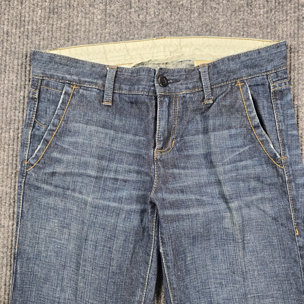 Gap 1969 Limited Edition Jeans Womens 8L Wide Leg Flare Distressed Y2K Denim